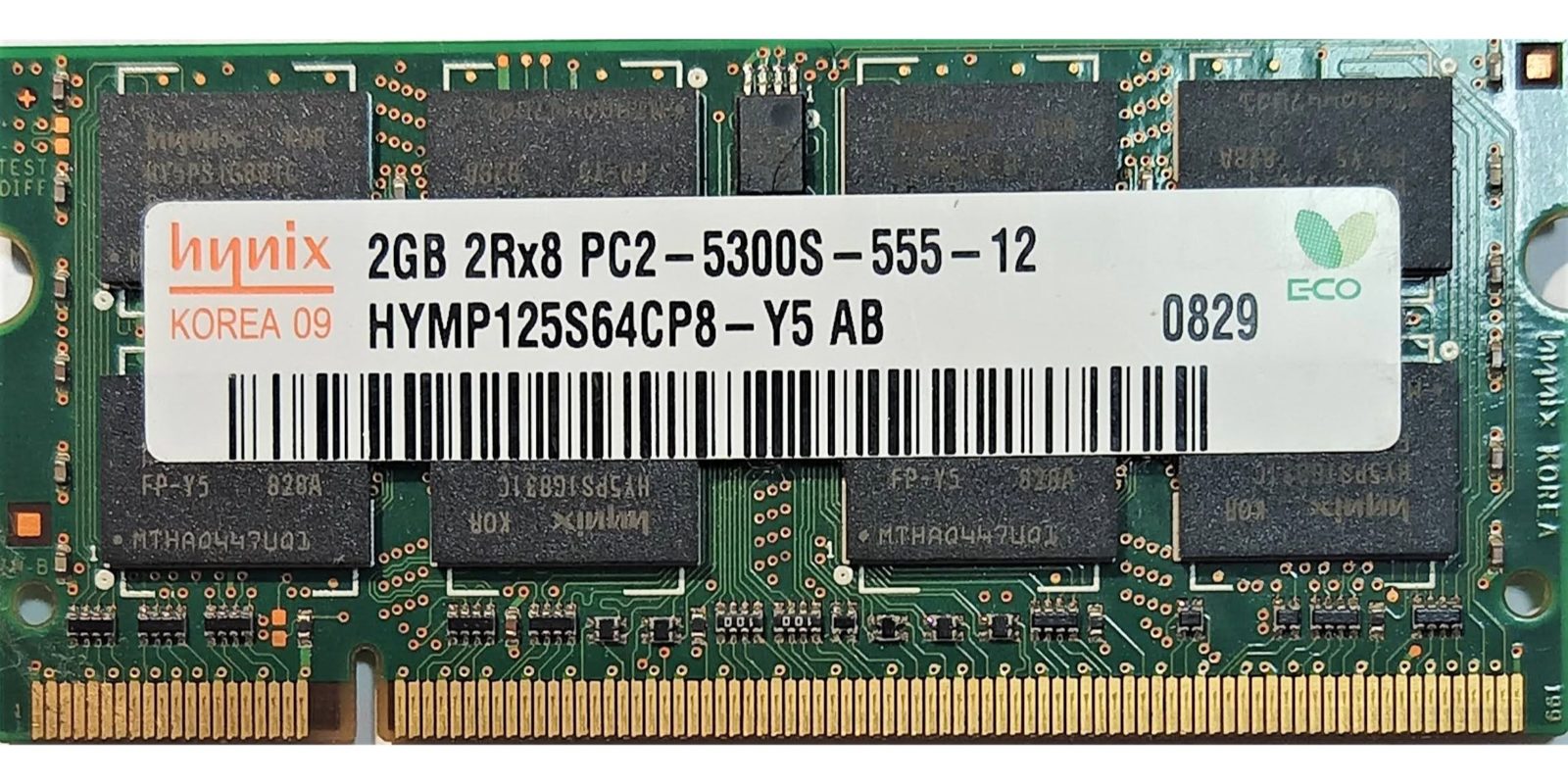 RAM SODIMM DDR2 1GB 667MHz HYNIX PC2-5300 komputrimladost.com