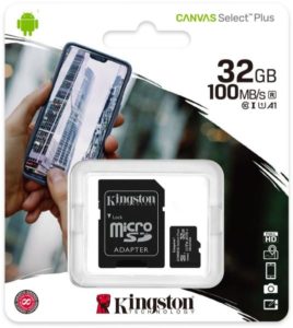 Карта памет 32GB microSD KINGSTON CANVAS SELECT PLUS + адаптер SDCS2/32-image