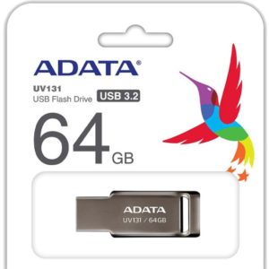 ФЛАШ ПАМЕТ 64GB ADATA UV131 AUV131-64G-RGY USB3.2-image