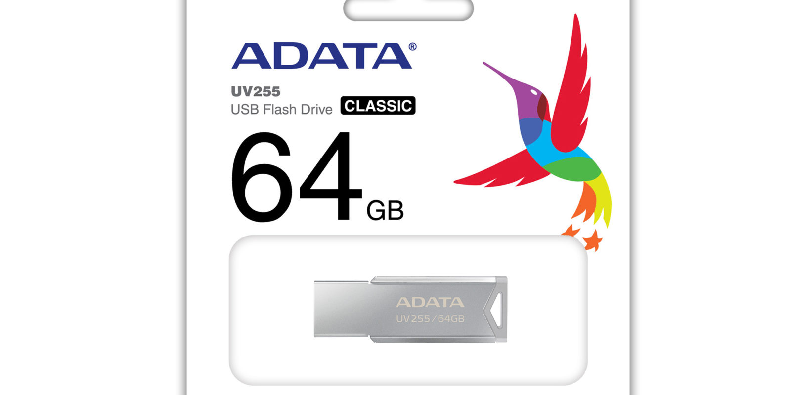 ФЛАШ ПАМЕТ 64GB ADATA UV255 AUV255-64G-RGY USB2.0 komputrimladost.com