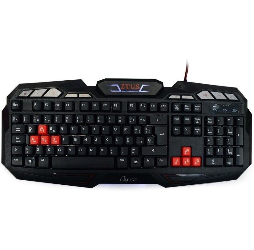 Клавиатура геймърска-мултимедийна USB OMEGA KB-801 ZEUS 4 komputrimladost.com
