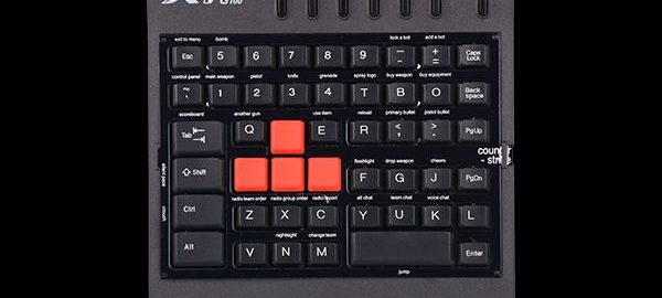 Клавиатура геймърска A4TECH G100 USB Компютри Младост