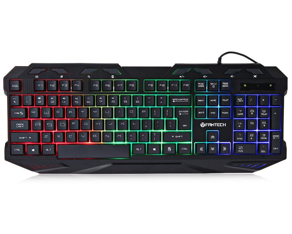 Клавиатура геймърска FanTech K10 с подсветка Компютри Младост