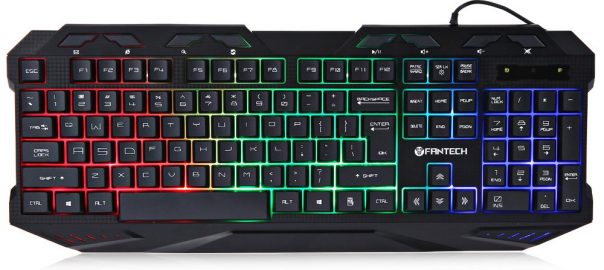 Клавиатура геймърска FanTech K10 с подсветка Компютри Младост