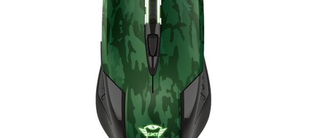 Мишка геймърска TRUST GXT 781 RIXA CAMO USB с подложка Компютри Младост--