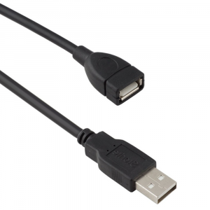Кабел USB женски към USB мъжки Detech 3.0м. удължителен-image