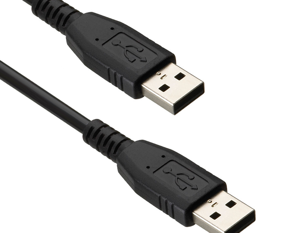 Кабел USB 2.0 мъжки към USB 2.0 мъжки Detech 3.0м.