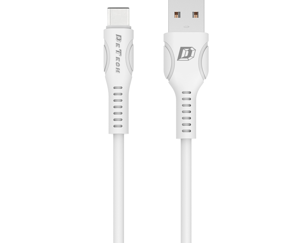 Кабел USB Type-C към USB 3.0 (мъжки) Detech 1.0м. Компютри Младост