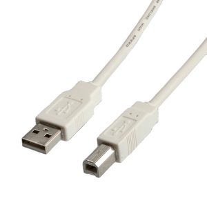 Кабел USB2.0 Type A към USB 2.0 Type B Roline за принтер 3.0м.-image
